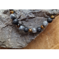 Stoere meisjes armband - Tiger Rock (ADHD/ADD)